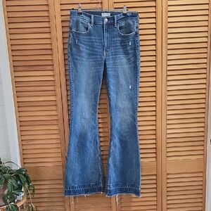American Eagle Outfitters Distressed Flare Jeans
